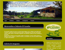 Tablet Screenshot of dulceselcazador.com.ar